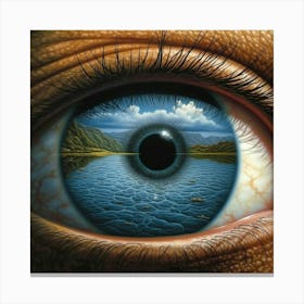 Eye Of The Ocean 1 Canvas Print