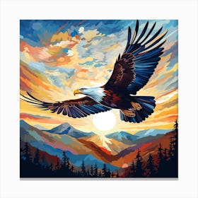 The Eagle Soars Canvas Print