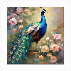 Peacock Canvas Print