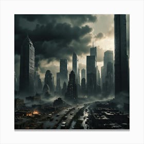 Apocalypse City 10 Canvas Print