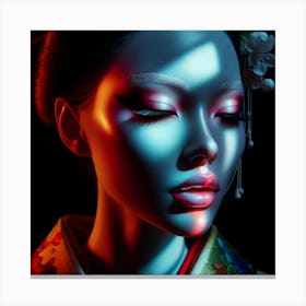 Creative Geisha Artwork 42 Canvas Print