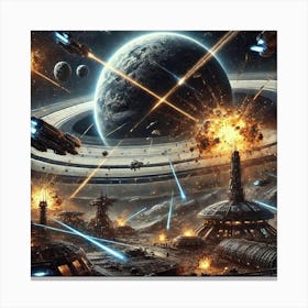 The Corporate Wars 1024x1024 Canvas Print