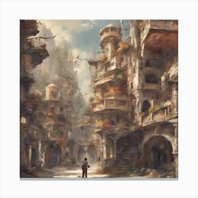 Cityscape 14 Canvas Print