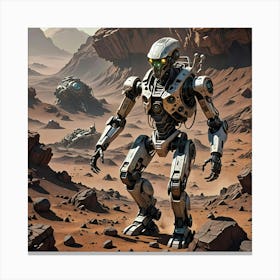 Robotic Travels Canvas Print