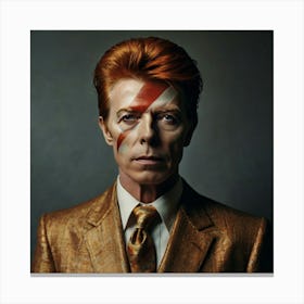 Portrait Perfect Bowie Art 3 Canvas Print