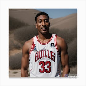 Scottie Pippen AI Canvas Print