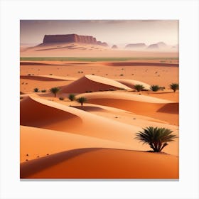Desert Landscape 45 Canvas Print