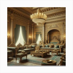 Sultan'S Living Room Canvas Print