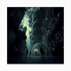 Futuristic City 5 Canvas Print