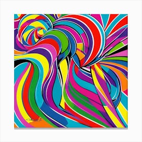 Colorful Swirls Canvas Print