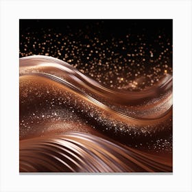 Chocolate Wave - Chocolate Stock Videos & Royalty-Free Footage Canvas Print
