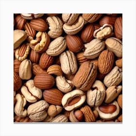 Nuts In A Bowl 1 Canvas Print