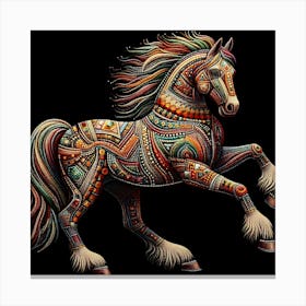 Russian Horse Canvas Print