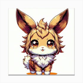 Cute Eevee Canvas Print