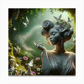 Fairy Stone Garden Early Morning Canvas Print