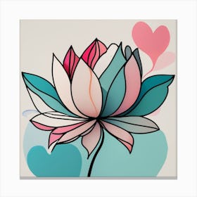 Lotus Flower 44 Canvas Print