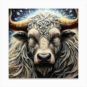 Wild Animal Illustration 40 Canvas Print