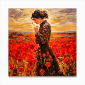 Poppy Field 3 Canvas Print