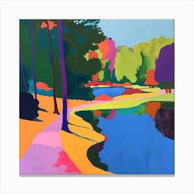 Abstract Park Collection Hyde Park Sydney Australia 2 Canvas Print