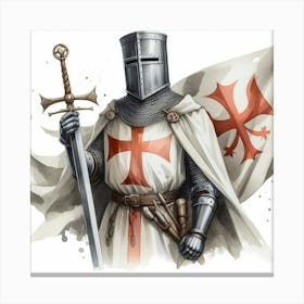 Knight Templar 9 Canvas Print