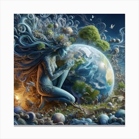 Earth Goddess 1 Canvas Print