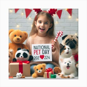 National Pet Day 2 Canvas Print