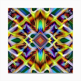 Abstract Psychedelic Art 2 Canvas Print