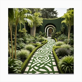 Garden Path 4 Canvas Print