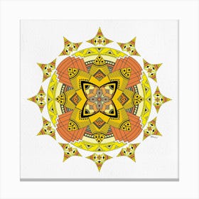 Colorful Mandala 1 Canvas Print