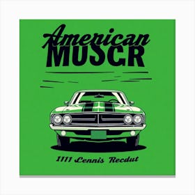 American Muscr Canvas Print