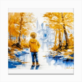 Autumn City Canvas Print