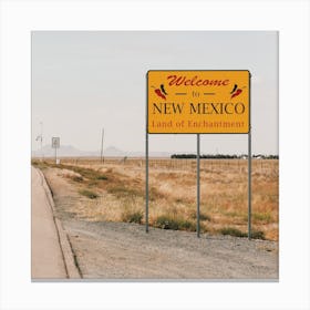 Welcome To New Mexico Canvas Print