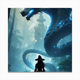 Fairytale Dragon Canvas Print