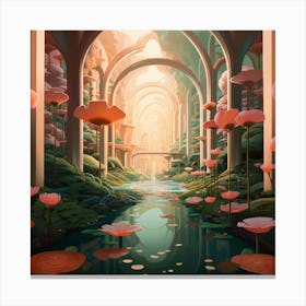 Alien Rainforest Canvas Print