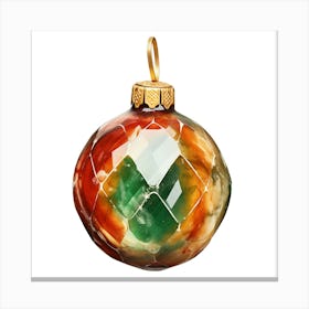 Christmas Ornament Canvas Print