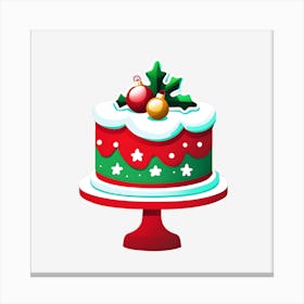 Christmas Cake 571727950 Canvas Print