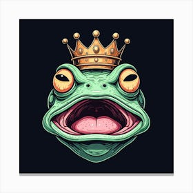 The King Of Frog Leinwandbild