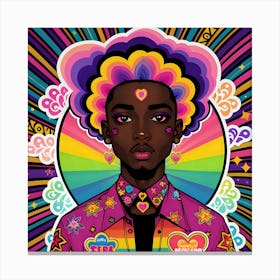 Rainbow Man Canvas Print