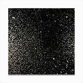 Sparkle black space Canvas Print