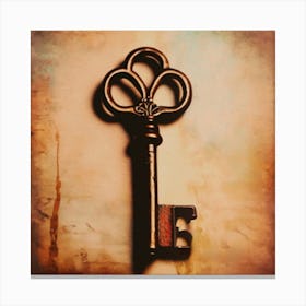 Skeleton Key Canvas Print