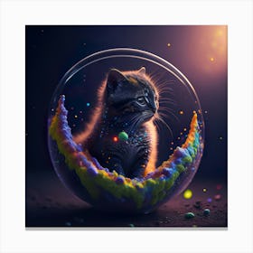 Cat Galaxy (42) Canvas Print