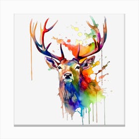 Deer Head 9 Canvas Print