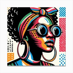 Afro Pop Art Canvas Print