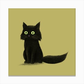 Sitting Cat Option Canvas Print