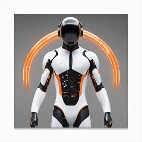 Futuristic Man 77 Canvas Print