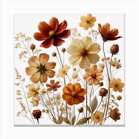 Boho Flowers 10 Canvas Print