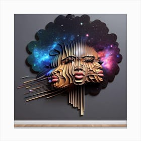 Afrocosmic Canvas Print