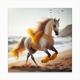 Orned Horse Canvas Print