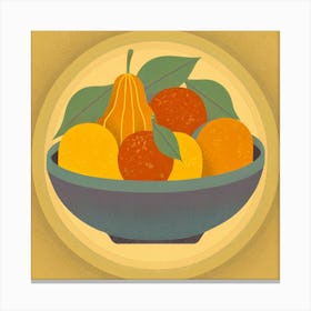 Fruit In A Bowl Canvas Print