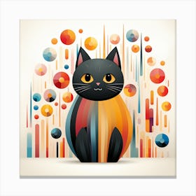 Abstract Cat 1 Canvas Print